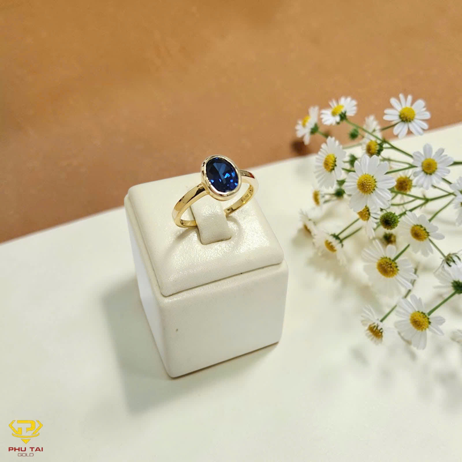 Nhẫn nữ đính đá quý (mã NN 6268)
